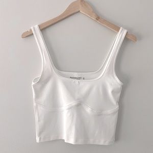 A&F Corset Squareneck Tank